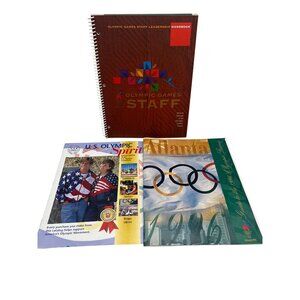 1996 Atlanta Olympics Staff Leadership Handbook + Guide & Catalog Lot Set